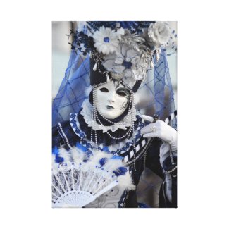 Blue Costume Canvas Print