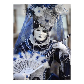 Blue Costume Photo Print