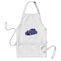 Blue Coupe aprons by hotrodshirts Blue Coupe aprons