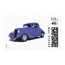 Blue Coupe postage