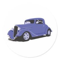Blue Coupe stickers