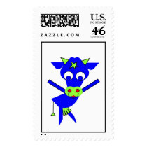 Blue Cow Postage