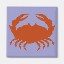 Blue Crab Fridge Magnet