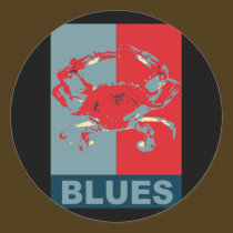 Blue Crab Iconized stickers