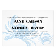 Blue Crab Invitation