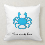 Blue crab pillows
