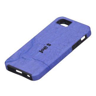 Blue Cracked Wood iPhone 5 Covers
