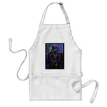 Blue Creole Rain aprons
