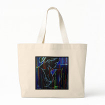 Blue Creole Rain bags by haitianart Blue Creole Rain bags