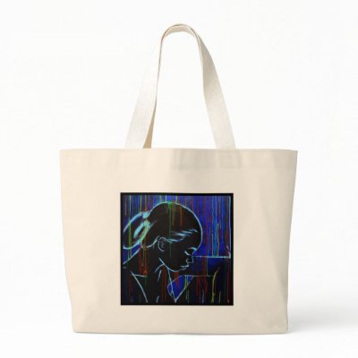 Blue Creole Rain II Bag by haitianart