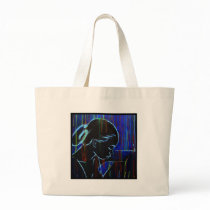Blue Creole Rain II bags by haitianart Blue Creole Rain II bags