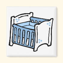 blue crib magnets