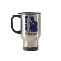 Blue Crooner Travel Mug mugs