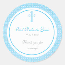 Blue Cross Address Label/Favor Sticker