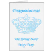 Blue Crown Card