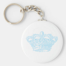 Blue Crown Key Chain