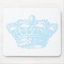 Blue Crown Mouse Pads