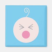 Blue Cry Baby Magnet