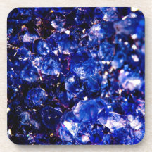 Blue Crystal Stone Drink Coaster