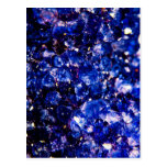 Blue Crystal Stone Post Card