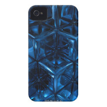 Blue cubes Case-Mate Case iPhone 4 Case