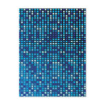 Blue Cubes Post Card