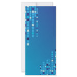 Blue Cubes Custom Rack Card