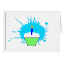 Blue Cupcake cards