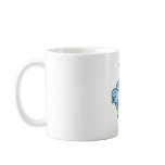 Blue cupcake mugs