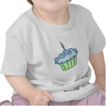 Blue cupcake t shirts