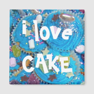 love heart sweets cake. Blue Cupcakes amp;#39;i love