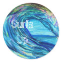 Blue curl, Surfs Up stickers