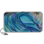 Blue Curl Wave on Doodle speakers