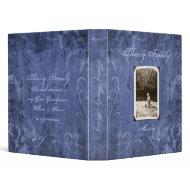 Blue Custom Photo Family History (1