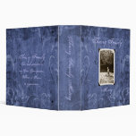 Blue Custom Photo Family History (2") binders