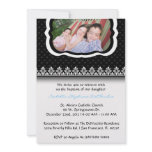 Blue CUTE Communion/Baptism Invite invitations