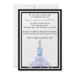 Blue CUTE Communion/Baptism Invite invitations