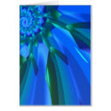 Blue/Cyan Flower cards by Blacknight Blue/Cyan Flower cards