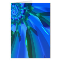 Blue/Cyan Flower cards by Blacknight Blue/Cyan Flower cards