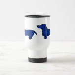 Blue Dachshund 2 Mugs