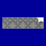 BLUE DAD FATHER ORNAMENTAL PATTERN DESIGN DECORATI bumper stickers