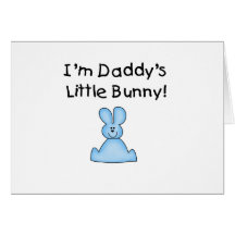 Blue Daddy's Little Bunny T-shirts and Gifts Cards