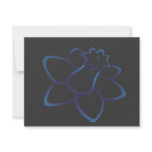 Blue Daffodil Custom Invite