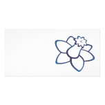 Blue Daffodil Customized Photo Card