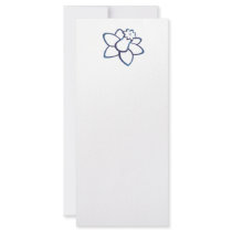 Blue Daffodil Full Color Rack Card