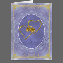 Blue Dahlia - Our Wedding cards
