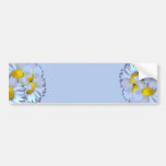 Blue Daisies Bumper Stickers