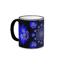 Blue Daisies Mug by ggbythebay Blue Daisies Mug