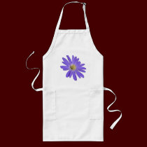 Blue Daisy Apron Beautiful Blue Flower BBQ Apron aprons