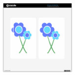 Blue Daisy Flowers Kindle Fire Skins